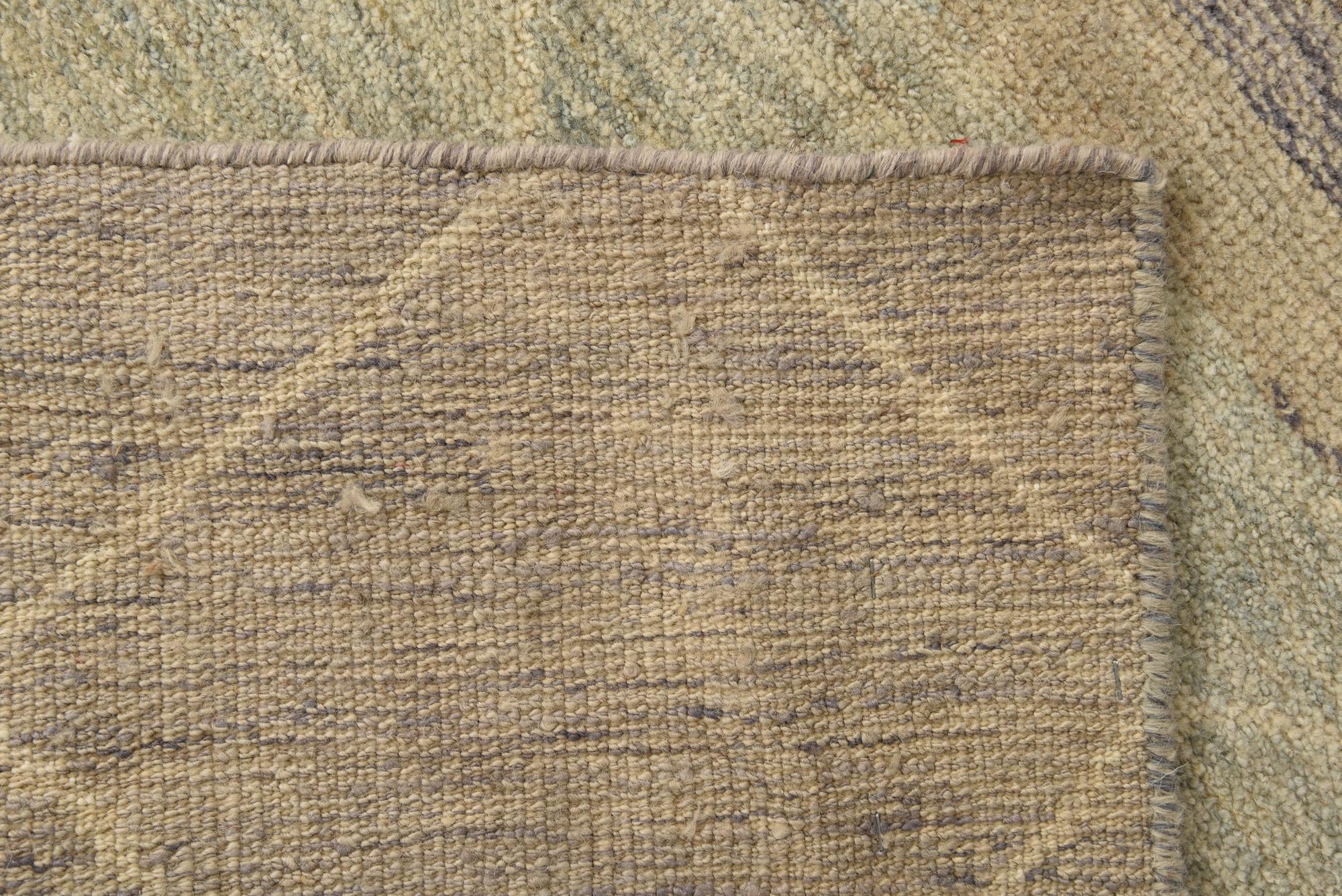6' 6 x 10' Hand Knotted Moroccan Wool Rug