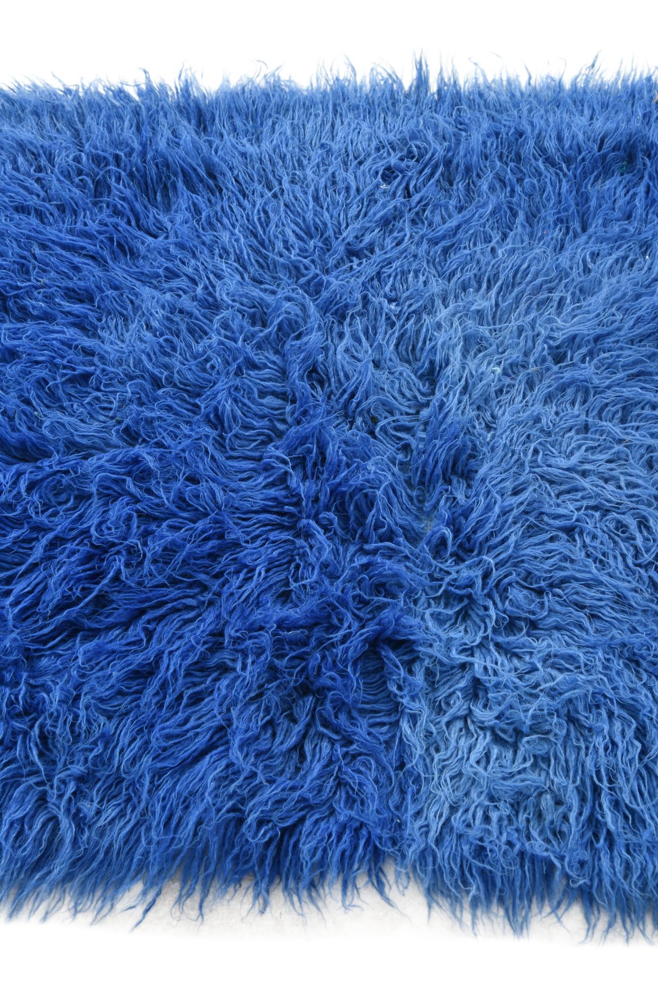 3' 4 x 4' 7 Hand Knotted Moroccan Wool Rug