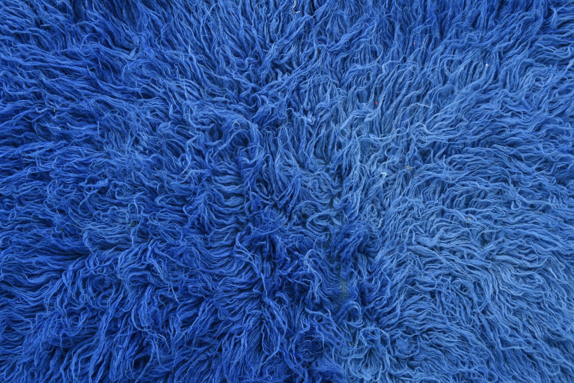 3' 4 x 4' 7 Hand Knotted Moroccan Wool Rug