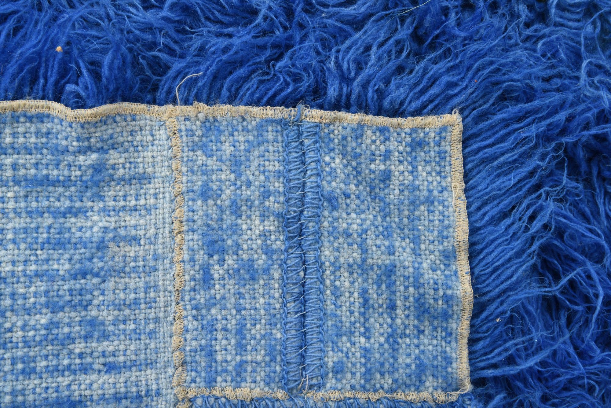 3' 4 x 4' 7 Hand Knotted Moroccan Wool Rug