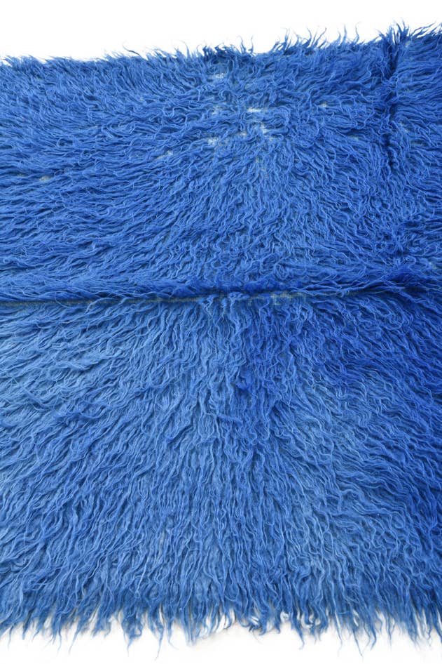 Detail image of 3' 1 x 4' 9 Hand Knotted Moroccan Wool Rug