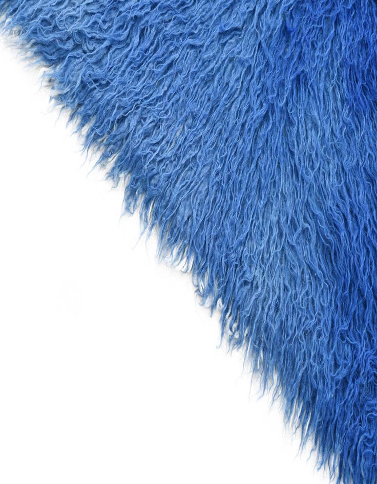 Detail image of 3' 1 x 4' 9 Hand Knotted Moroccan Wool Rug