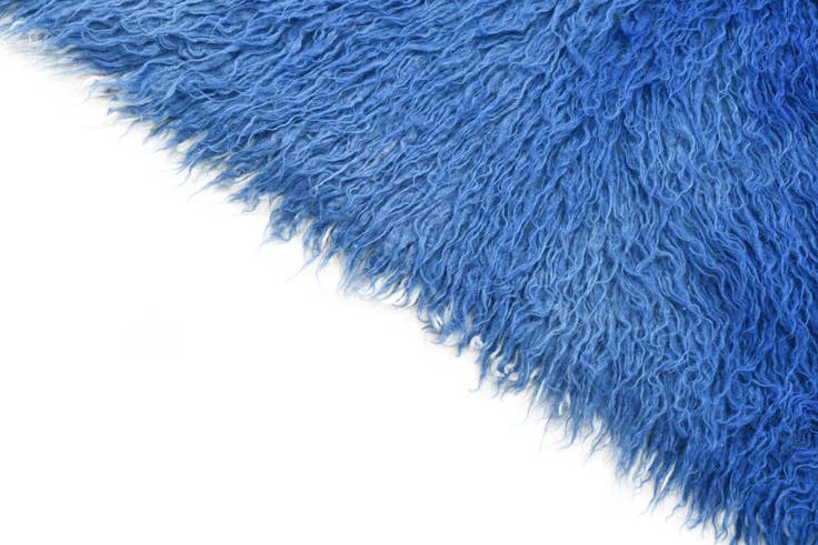 Detail image of 3' 1 x 4' 9 Hand Knotted Moroccan Wool Rug
