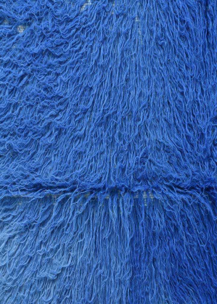 3' 1 x 4' 9 Hand Knotted Moroccan Wool Rug