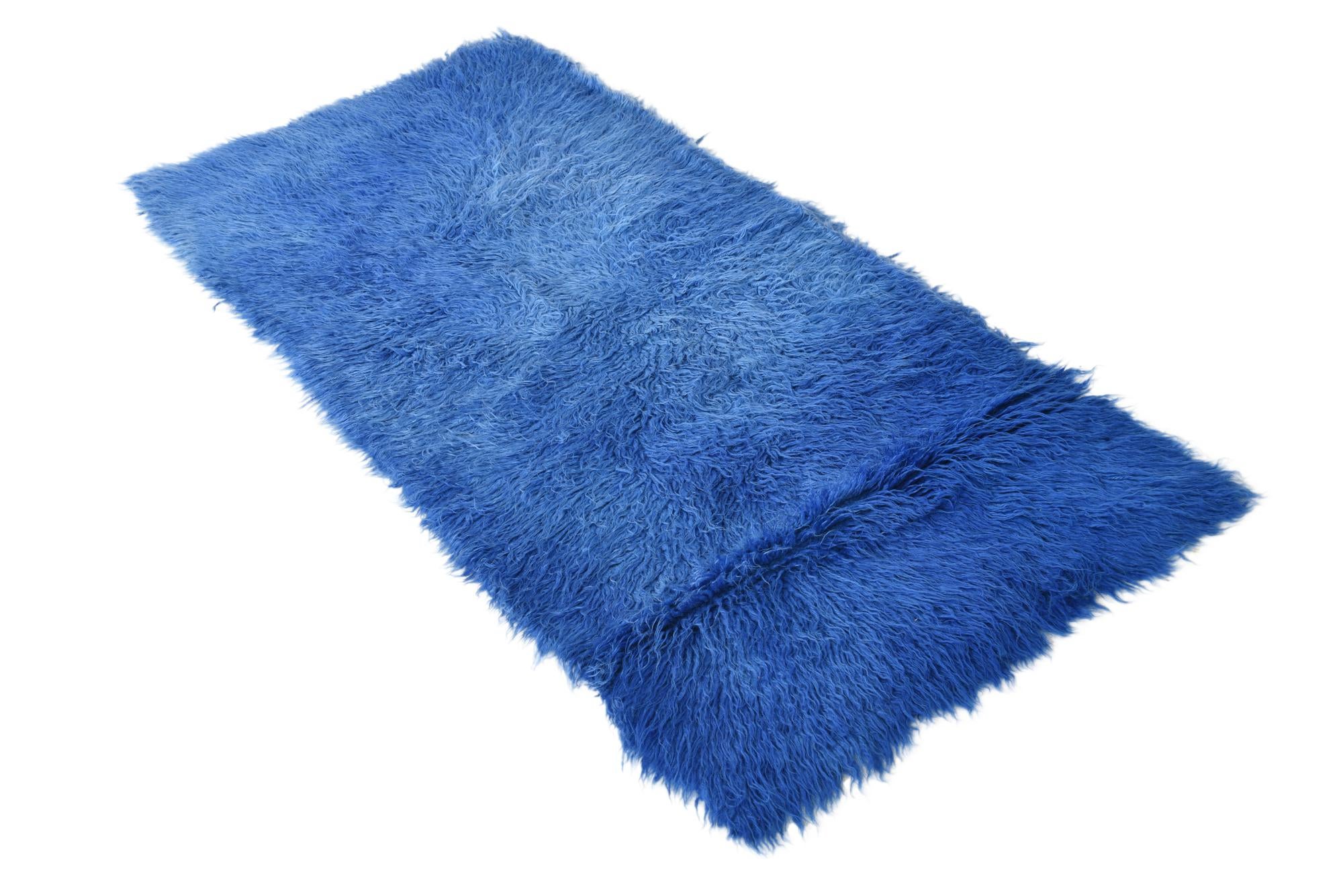 2' 4 x 5' Hand Knotted Moroccan Wool Rug