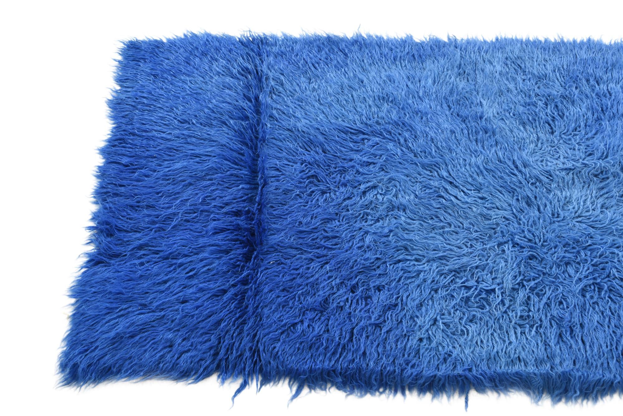 2' 4 x 5' Hand Knotted Moroccan Wool Rug