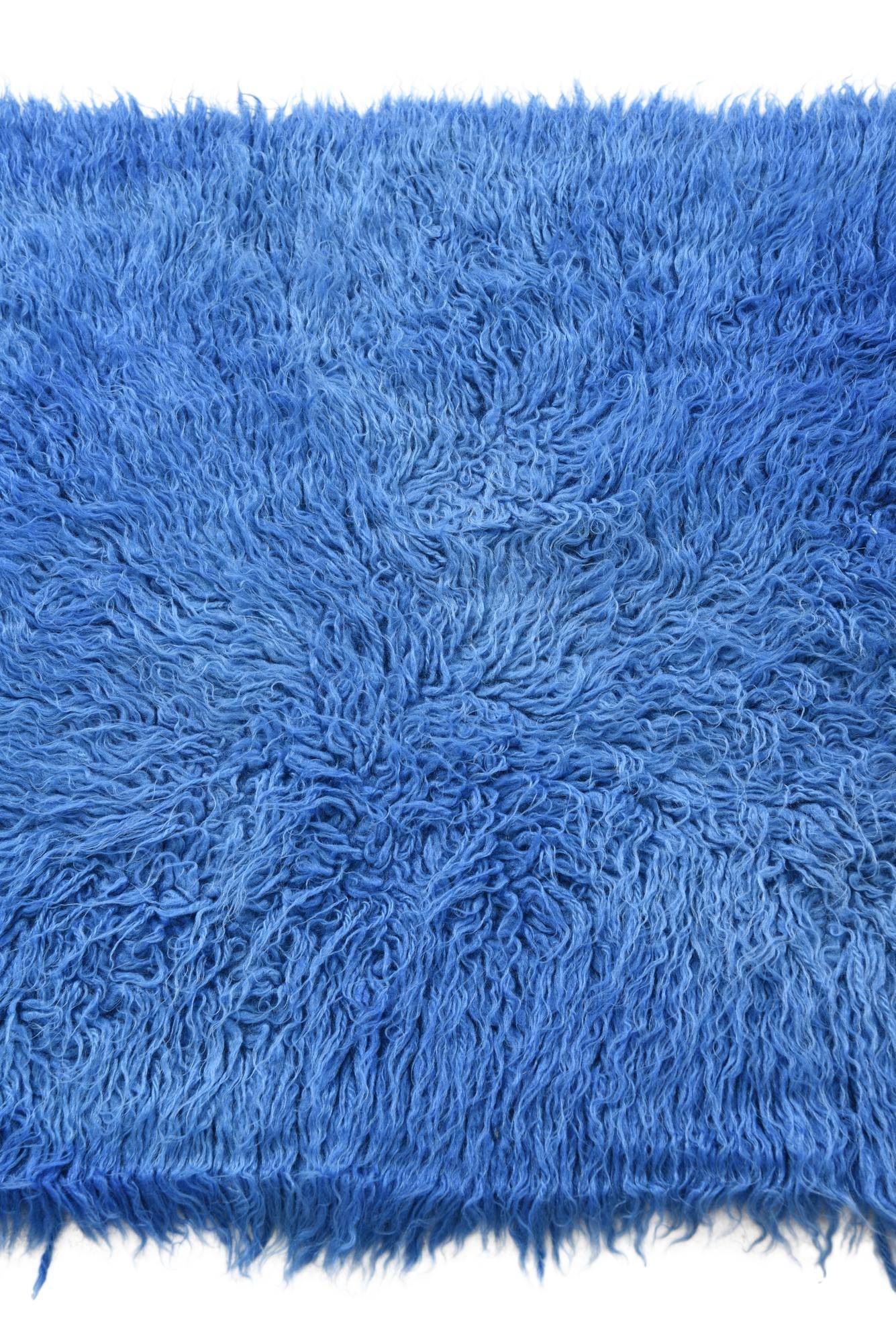 2' 4 x 5' Hand Knotted Moroccan Wool Rug