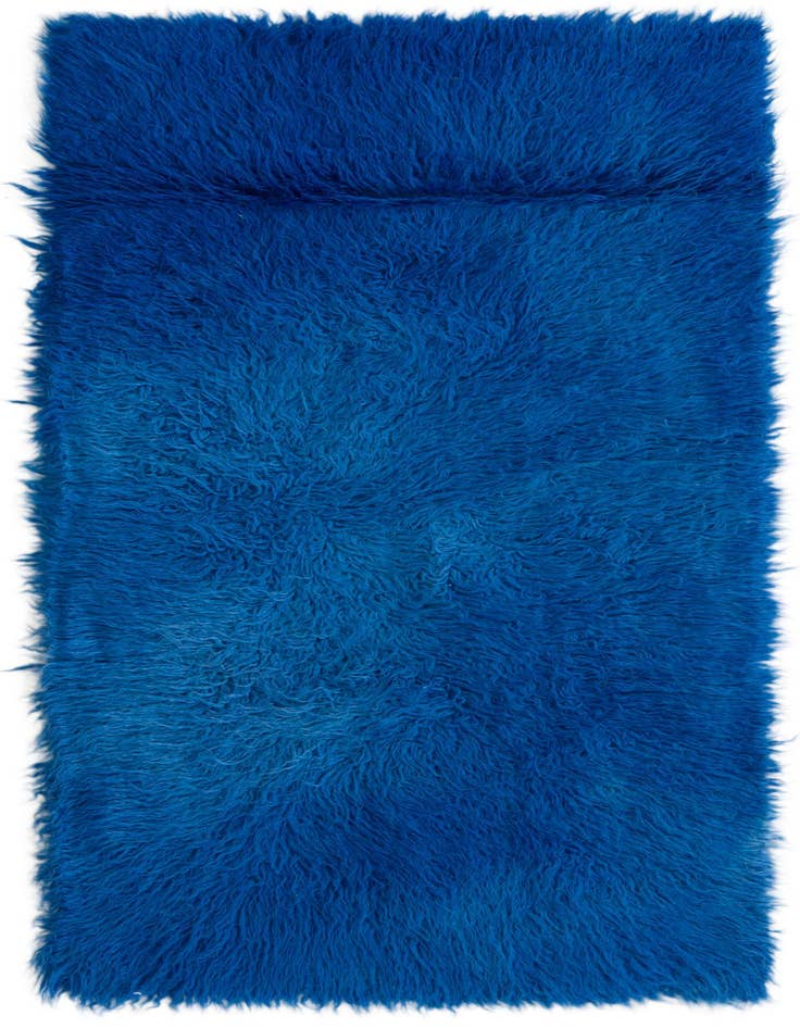Detail image of 2' 4 x 5' Hand Knotted Moroccan Wool Rug