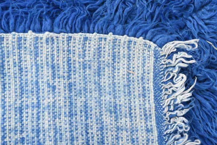 2' 5 x 4' 9 Hand Knotted Moroccan Wool Rug