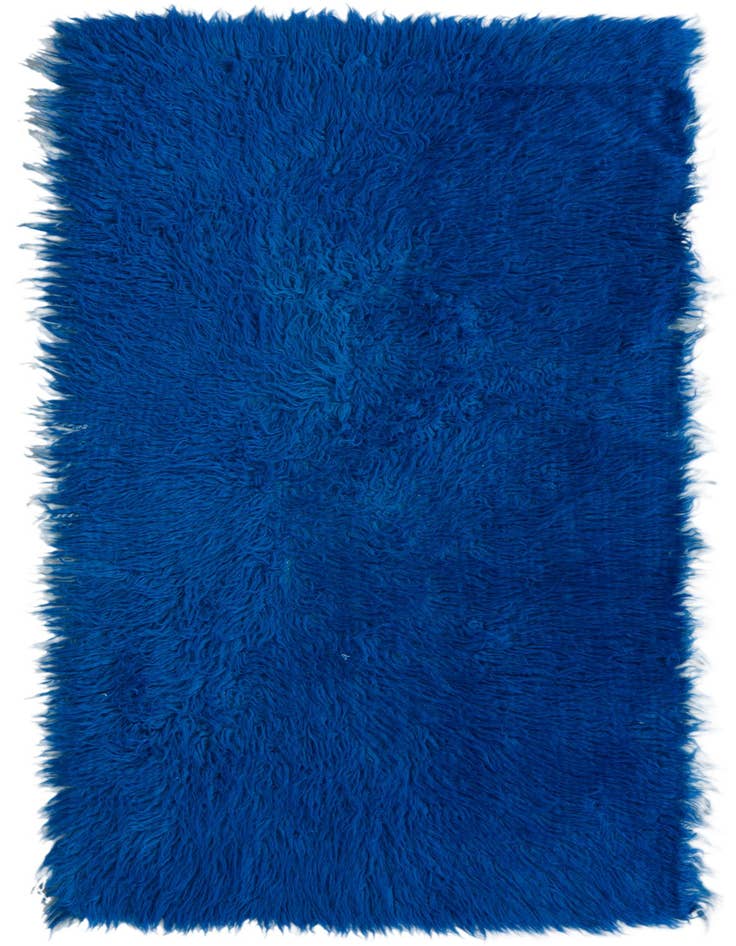 Detail image of 2' 6 x 4' 7 Hand Knotted Moroccan Wool Rug
