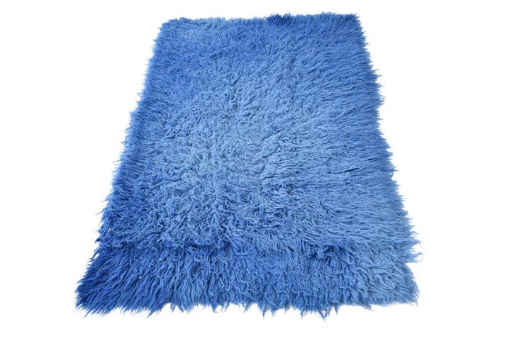 Detail image of 2' 10 x 4' 11 Hand Knotted Moroccan Wool Rug