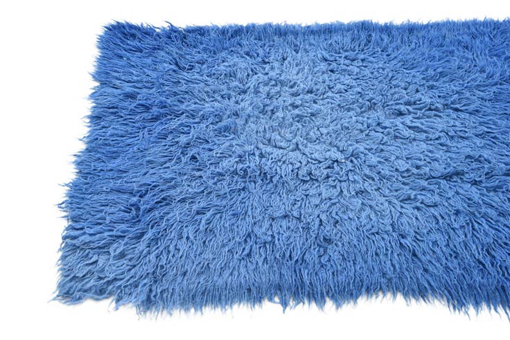 Detail image of 2' 10 x 4' 11 Hand Knotted Moroccan Wool Rug