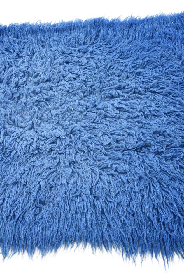 Detail image of 2' 10 x 4' 11 Hand Knotted Moroccan Wool Rug