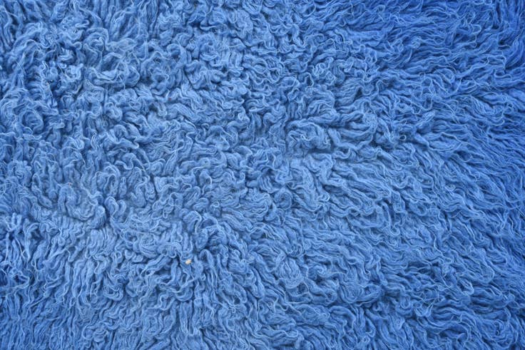 Detail image of 2' 10 x 4' 11 Hand Knotted Moroccan Wool Rug