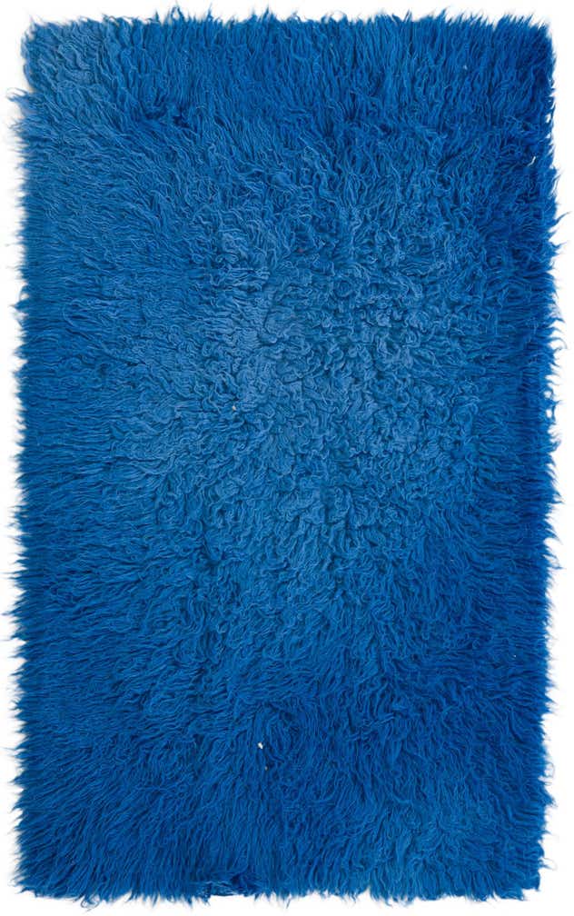 2' 10 x 4' 11 Hand Knotted Moroccan Wool Rug