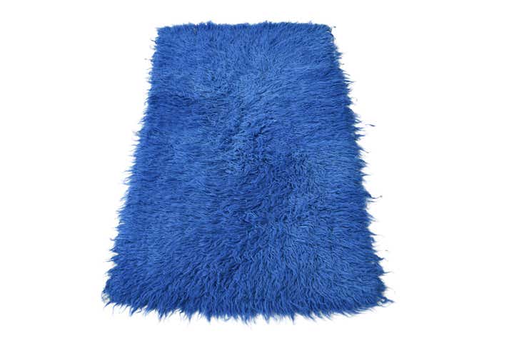 2' 4 x 4' 5 Hand Knotted Moroccan Wool Rug