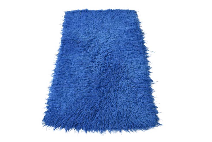 Detail image of 2' 4 x 4' 5 Hand Knotted Moroccan Wool Rug