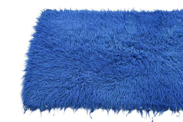 2' 4 x 4' 5 Hand Knotted Moroccan Wool Rug