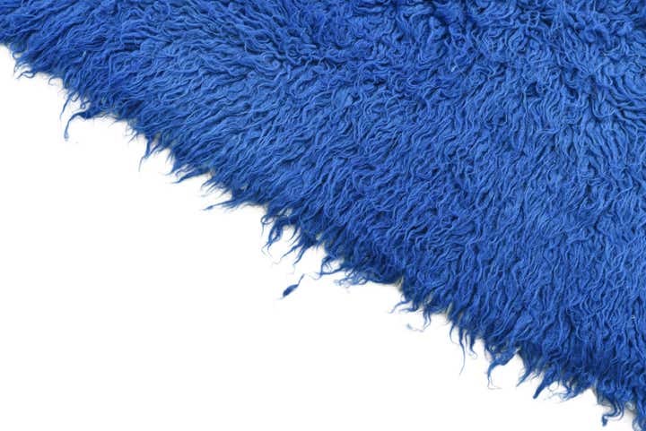 2' 4 x 4' 5 Hand Knotted Moroccan Wool Rug