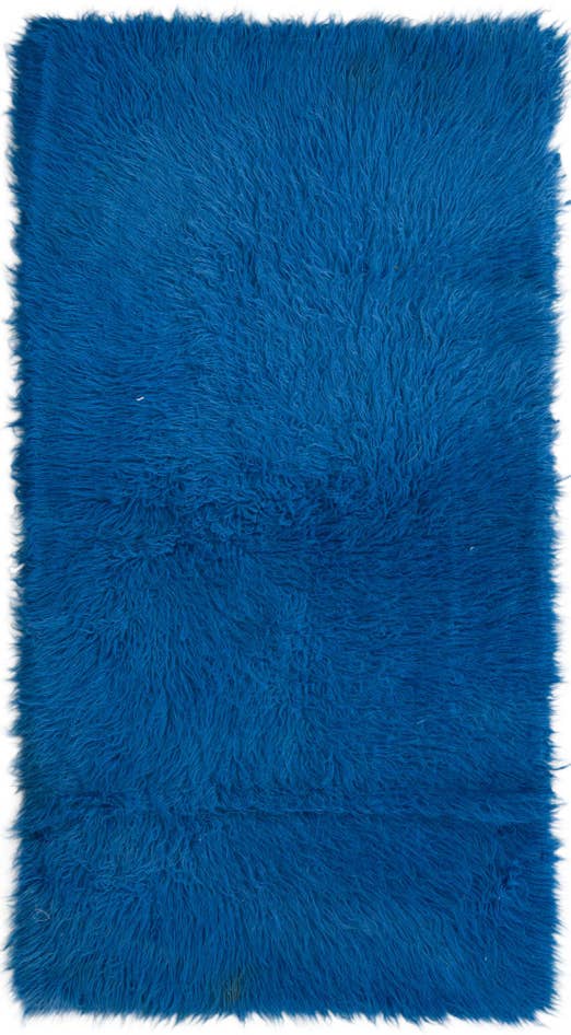 Detail image of 2' 11 x 5' 6 Hand Knotted Moroccan Wool Rug