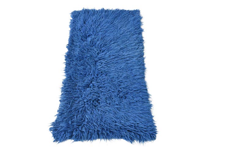 Detail image of 1' 7 x 3' 7 Hand Knotted Moroccan Wool Rug
