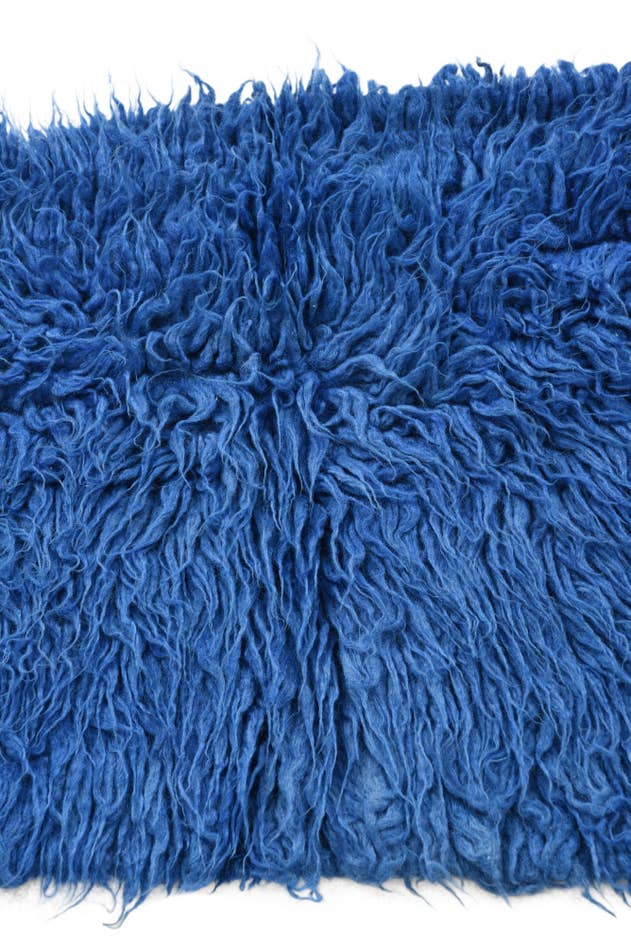 Detail image of 1' 7 x 3' 7 Hand Knotted Moroccan Wool Rug