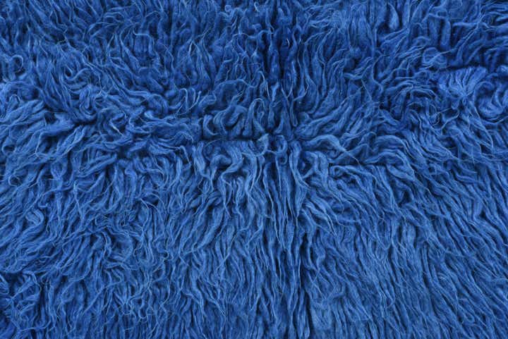 1' 7 x 3' 7 Hand Knotted Moroccan Wool Rug