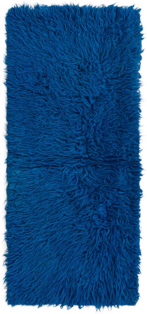 1' 7 x 3' 7 Hand Knotted Moroccan Wool Rug