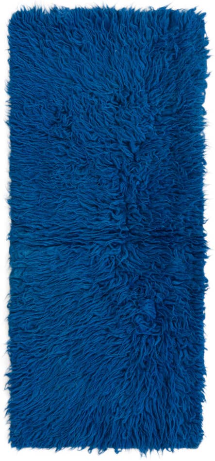 Detail image of 1' 7 x 3' 7 Hand Knotted Moroccan Wool Rug