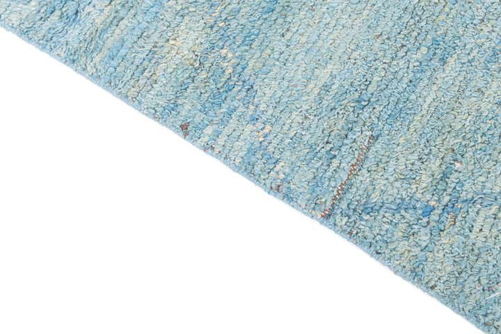 6' 1 x 9' 6 Hand Knotted Moroccan Wool Rug