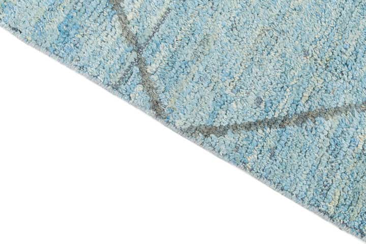6' 1 x 9' 4 Hand Knotted Moroccan Wool Rug