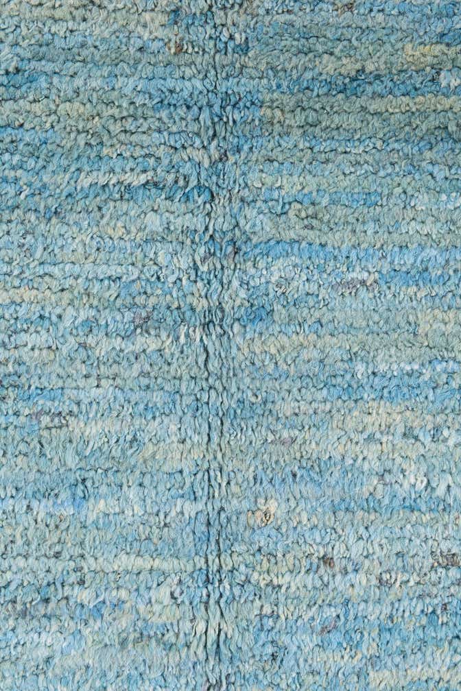 6' 1 x 9' 4 Hand Knotted Moroccan Wool Rug