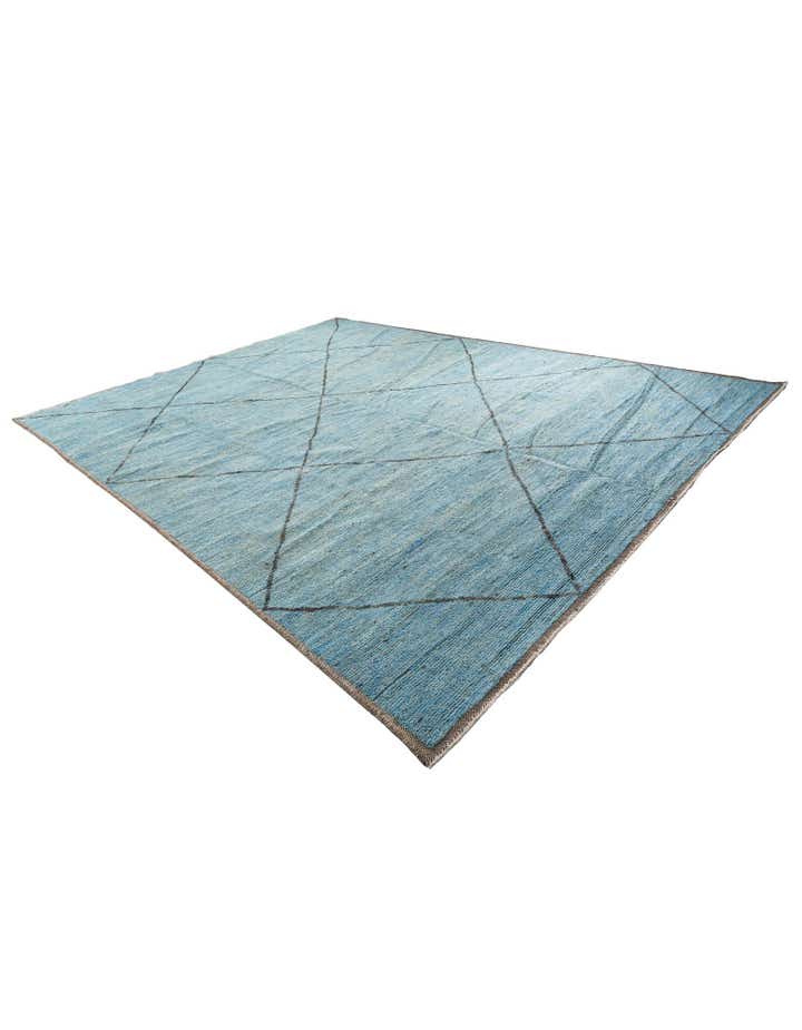 11' 9 x 15' 6 Hand Knotted Moroccan Wool Rug