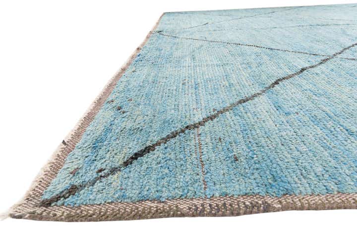 11' 9 x 15' 6 Hand Knotted Moroccan Wool Rug