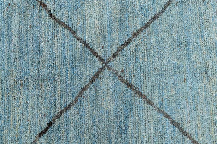 11' 9 x 15' 6 Hand Knotted Moroccan Wool Rug