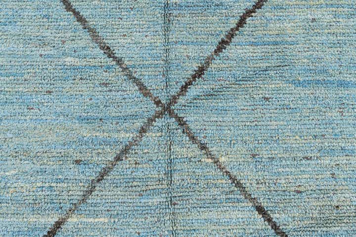 11' 9 x 15' 6 Hand Knotted Moroccan Wool Rug