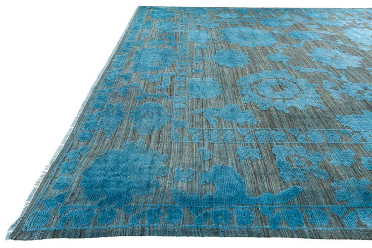 Detail image of 10' x 13' 10 Hand Knotted Moroccan Wool Rug