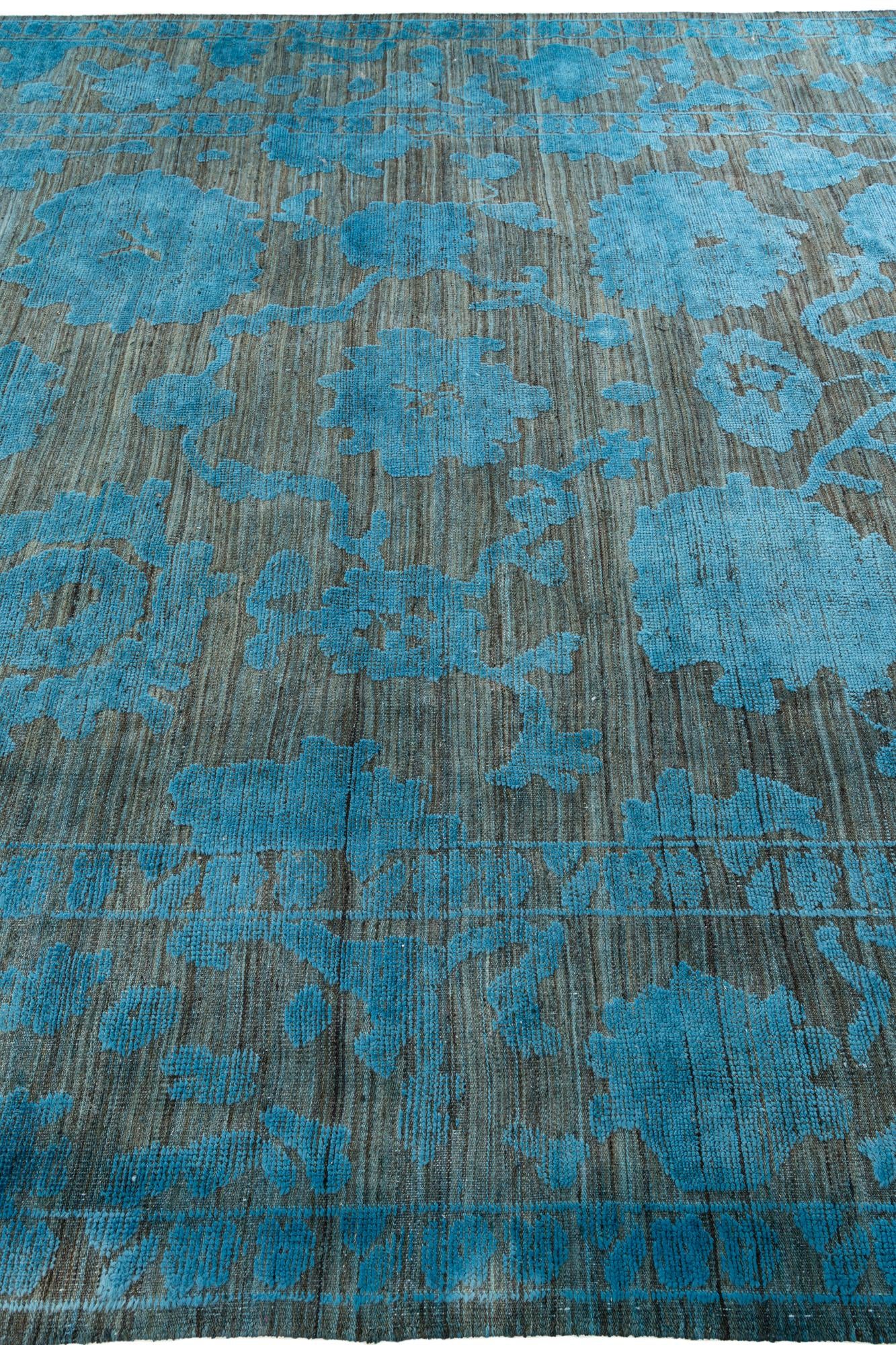 10' x 13' 10 Hand Knotted Moroccan Wool Rug