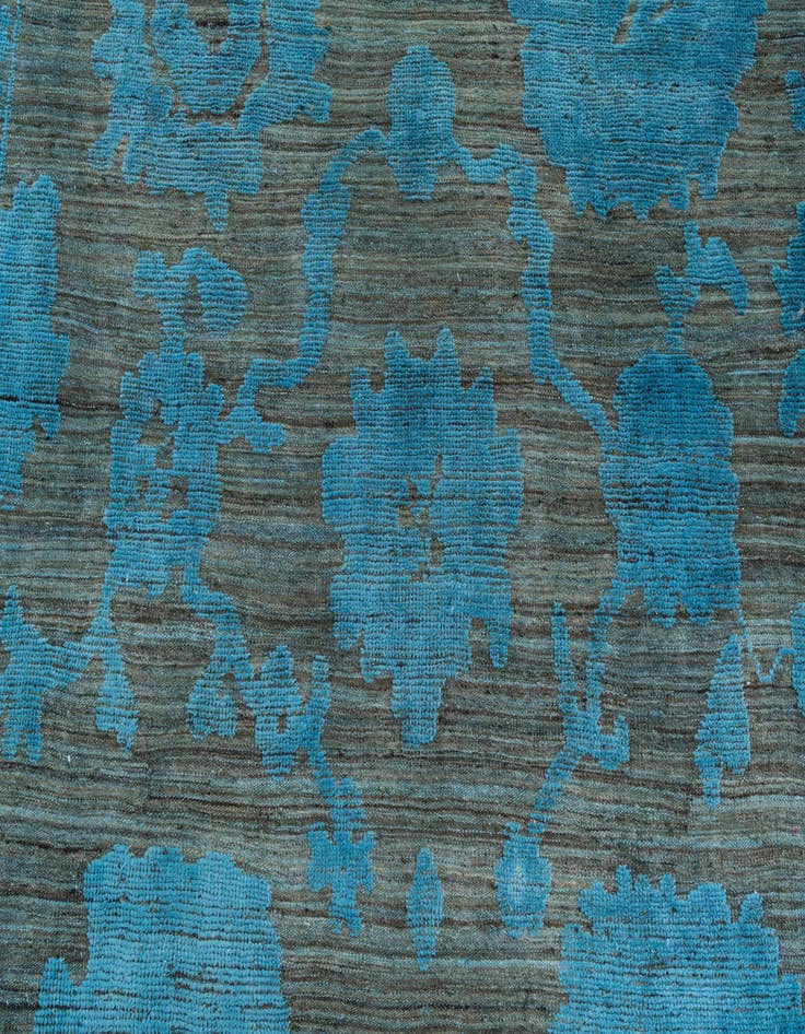 Detail image of 10' x 13' 10  Hand Knotted Moroccan Wool Rug