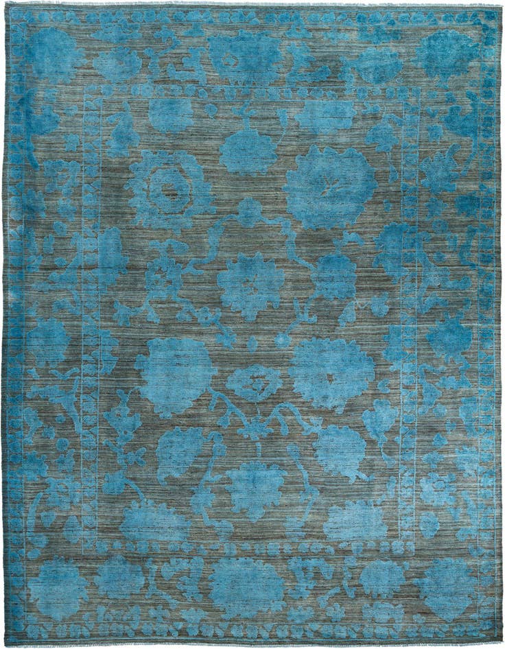 Detail image of 10' x 13' 10 Hand Knotted Moroccan Wool Rug