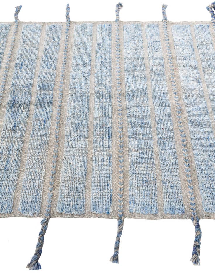 Detail image of 4' 1 x 5' 10  Hand Knotted Moroccan Wool Rug