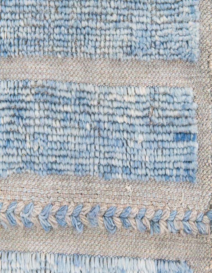 Detail image of 4' 1 x 5' 10  Hand Knotted Moroccan Wool Rug