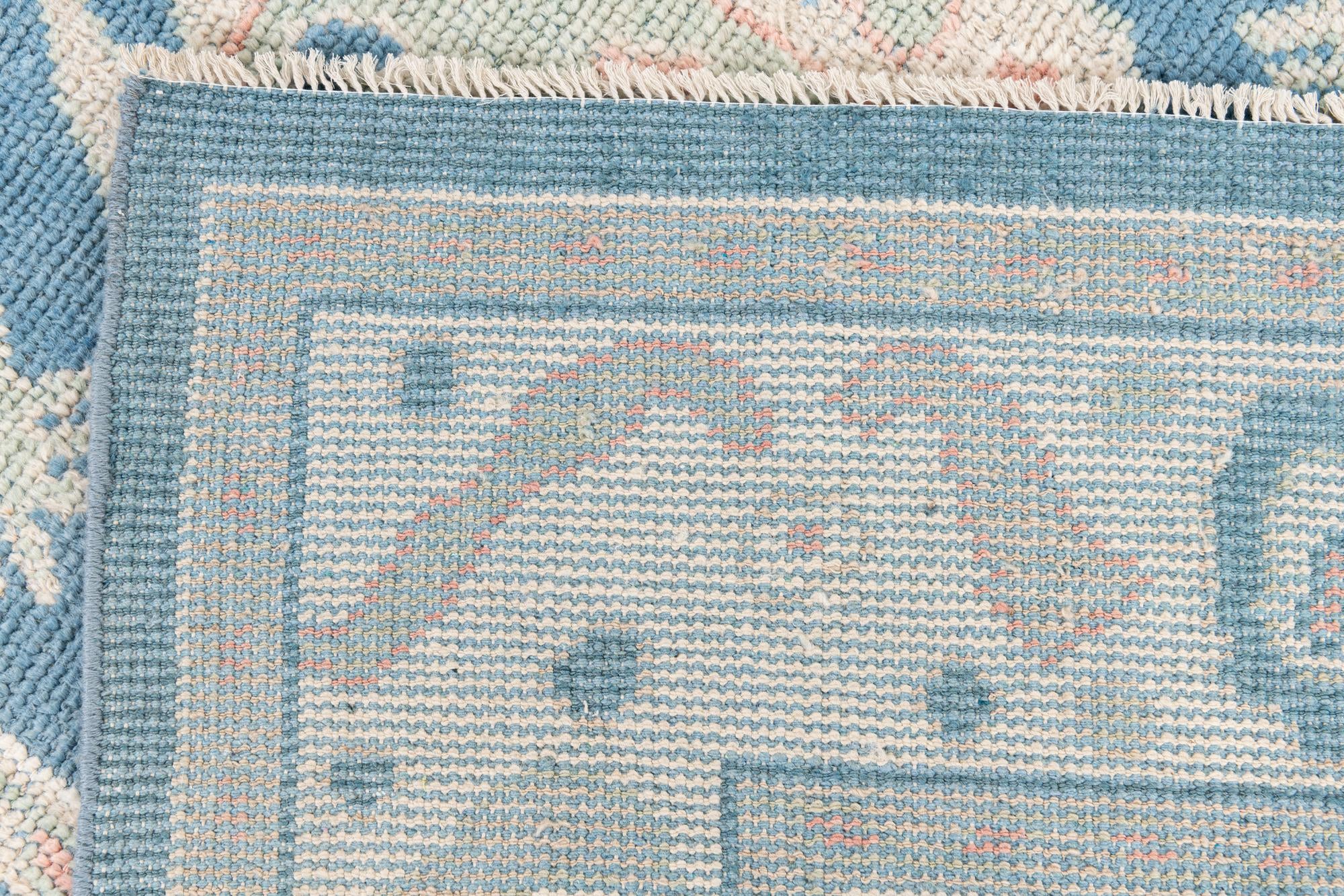 7' 7 x 10' Hand Knotted Moroccan Wool Rug