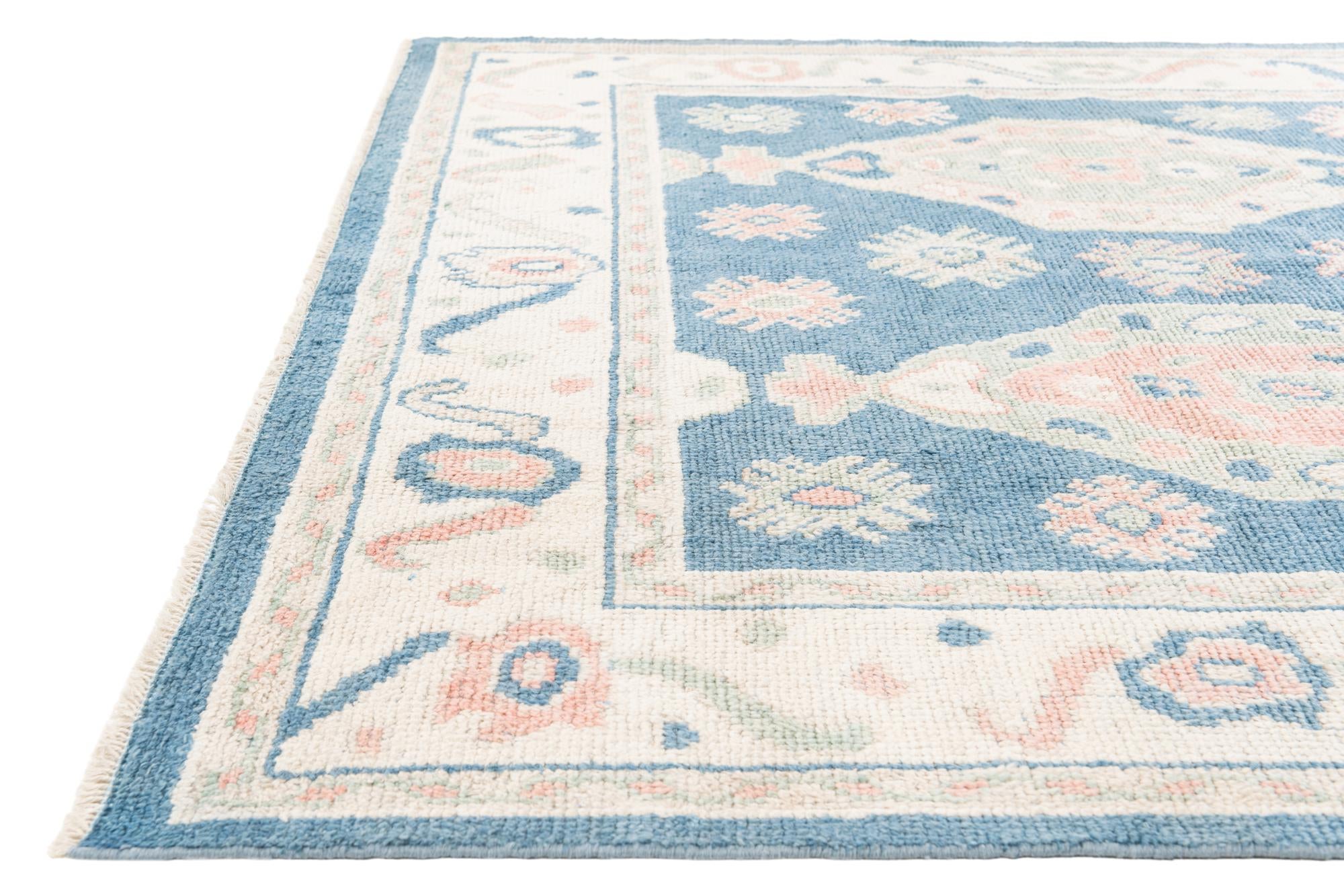 7' 7 x 10' Hand Knotted Moroccan Wool Rug