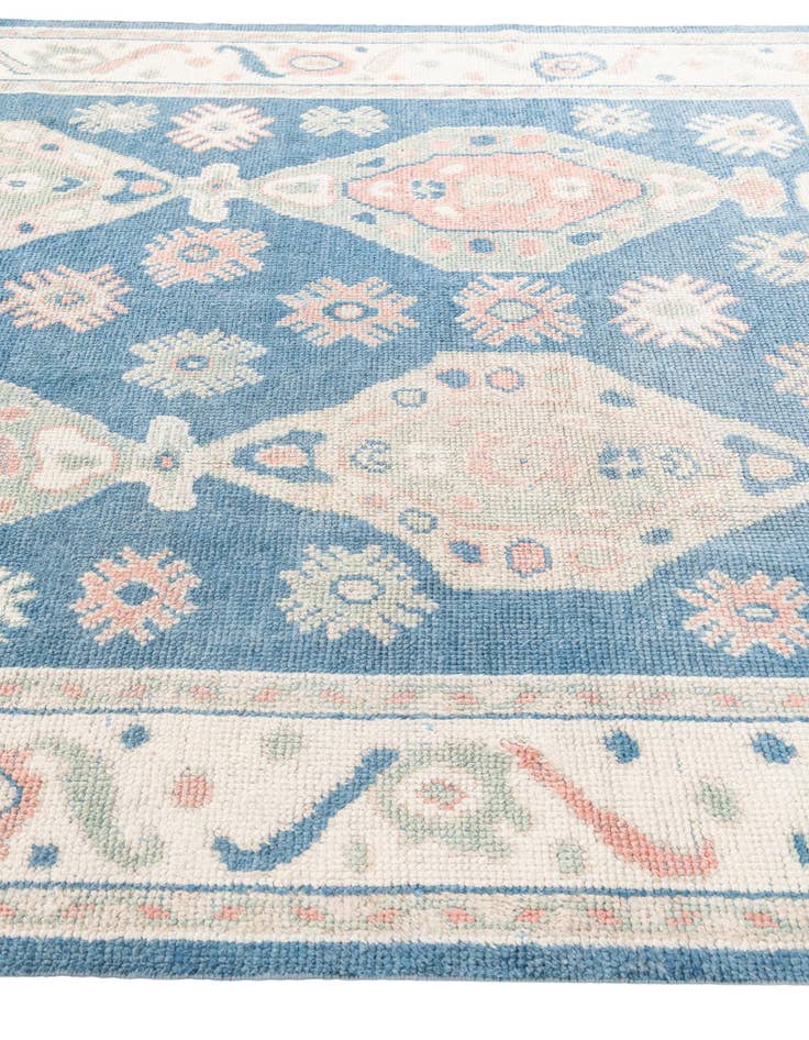 Detail image of 7' 7 x 10'  Hand Knotted Moroccan Wool Rug