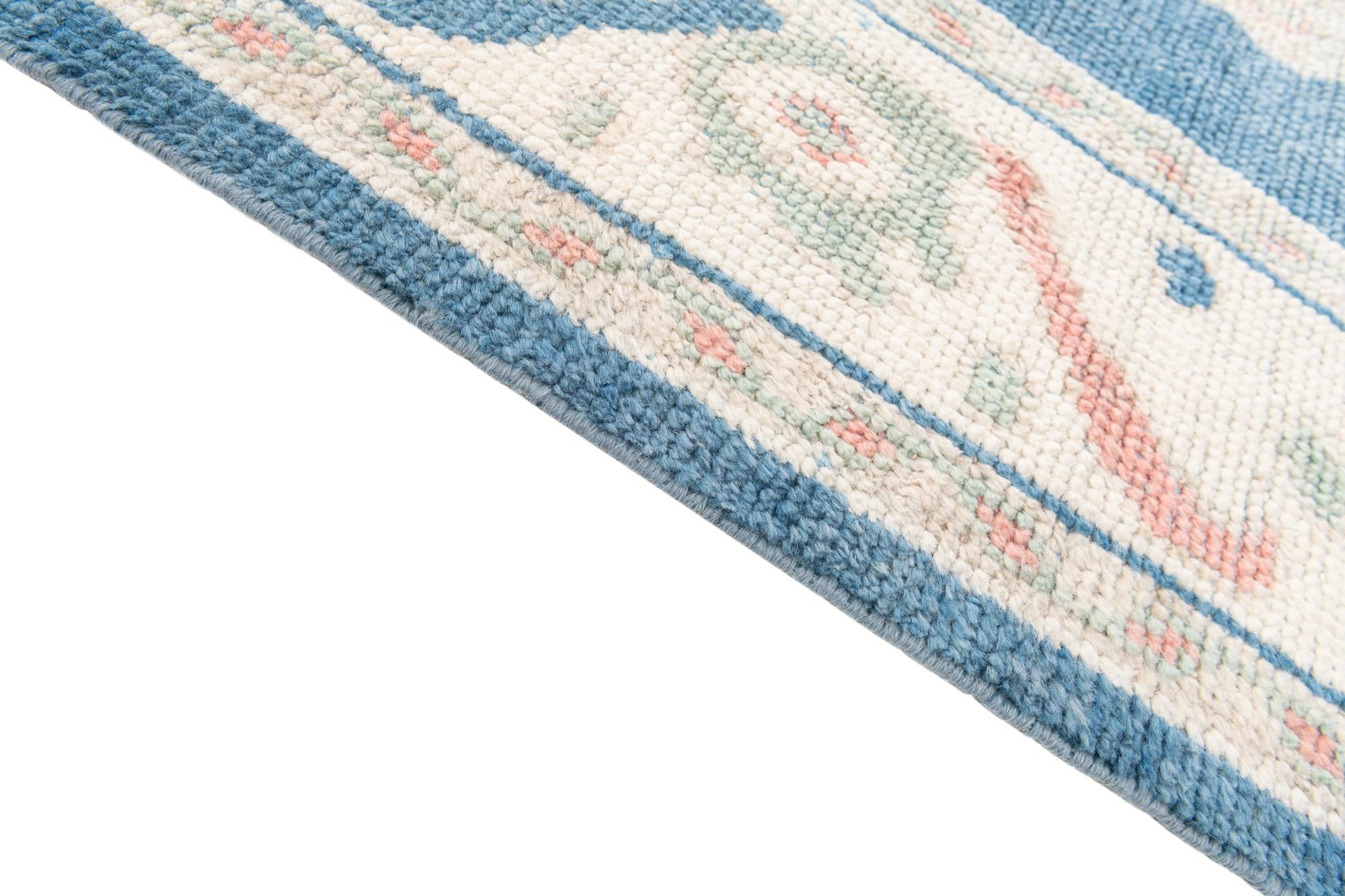 7' 7 x 10' Hand Knotted Moroccan Wool Rug