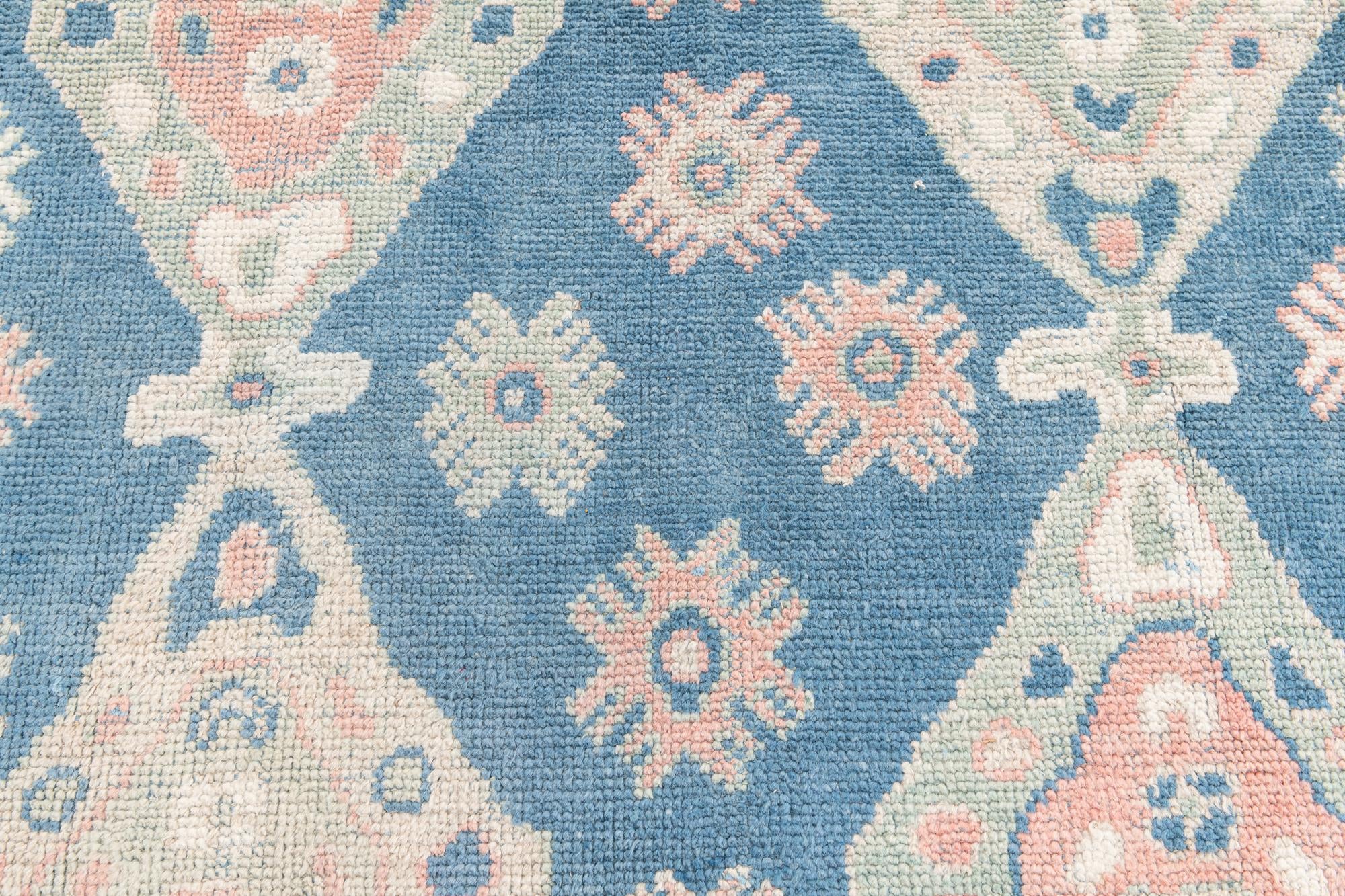 7' 7 x 10' Hand Knotted Moroccan Wool Rug