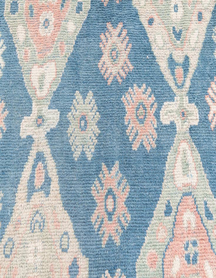 Detail image of 7' 7 x 10'  Hand Knotted Moroccan Wool Rug