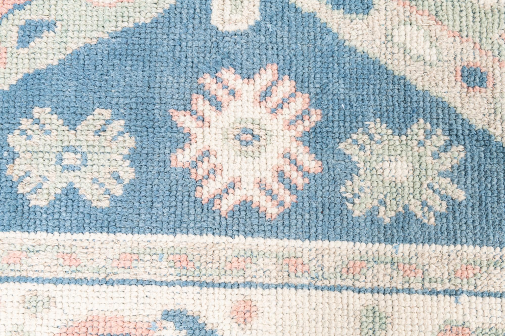 7' 7 x 10' Hand Knotted Moroccan Wool Rug