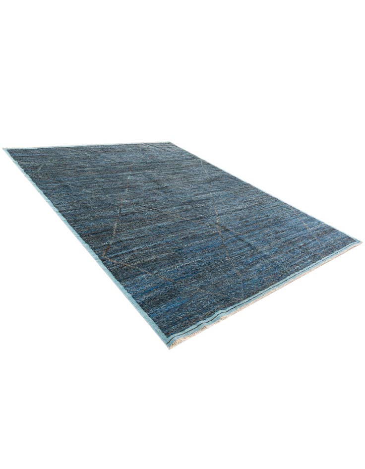 Detail image of 8' 3 x 10' 6 Hand Knotted Moroccan Wool Rug